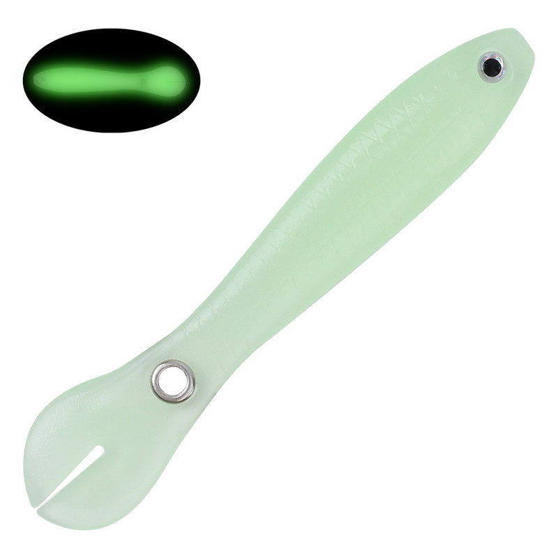 QXO 5pcs/Lot Fish Soft Lure Bionic Loach 10cm αξεσουάρ θαλάσσιου ψαρέματος Σιλικόνη Δολώματα αγαθά float ALL FOR FISH tools bait boat