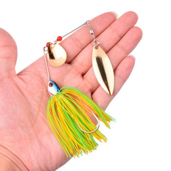 1бр Spinner Bait 10G 16G 17G Метална примамка Твърда риболовна примамка Spinner Lure Spinnerbait Щука Въртящи се рибни принадлежности Воблер Риболов