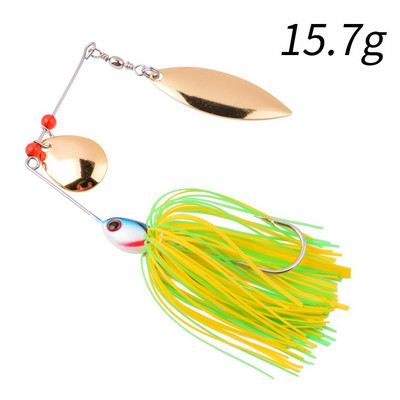 1 buc. Momeală Spinner 10G 16G 17G Nalucă de pescuit tare Nalucă de pescuit Spinner momeală Spinnerbait Stiucă Swivel Fish Tackle Wobbler Pescuit