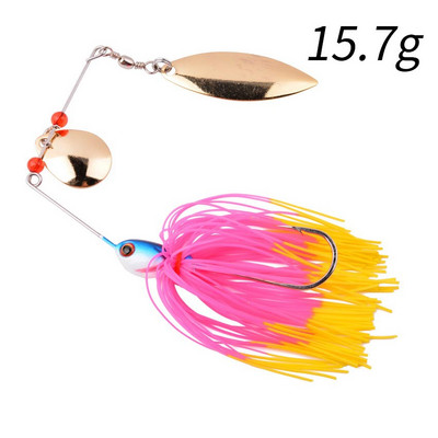 1 buc. Momeală Spinner 10G 16G 17G Nalucă de pescuit tare Nalucă de pescuit Spinner momeală Spinnerbait Stiucă Swivel Fish Tackle Wobbler Pescuit