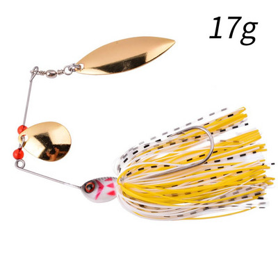 1 buc. Momeală Spinner 10G 16G 17G Nalucă de pescuit tare Nalucă de pescuit Spinner momeală Spinnerbait Stiucă Swivel Fish Tackle Wobbler Pescuit
