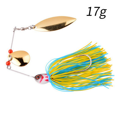 1 buc. Momeală Spinner 10G 16G 17G Nalucă de pescuit tare Nalucă de pescuit Spinner momeală Spinnerbait Stiucă Swivel Fish Tackle Wobbler Pescuit