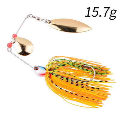 1 buc. Momeală Spinner 10G 16G 17G Nalucă de pescuit tare Nalucă de pescuit Spinner momeală Spinnerbait Stiucă Swivel Fish Tackle Wobbler Pescuit