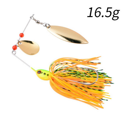 1 buc. Momeală Spinner 10G 16G 17G Nalucă de pescuit tare Nalucă de pescuit Spinner momeală Spinnerbait Stiucă Swivel Fish Tackle Wobbler Pescuit