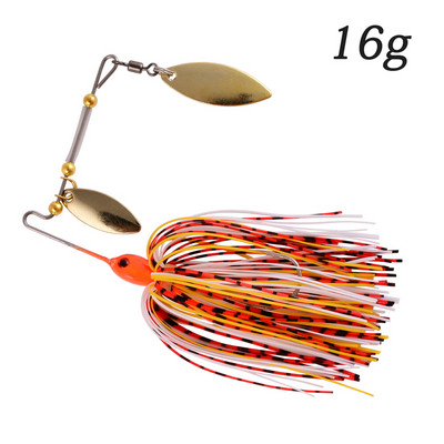 1 buc. Momeală Spinner 10G 16G 17G Nalucă de pescuit tare Nalucă de pescuit Spinner momeală Spinnerbait Stiucă Swivel Fish Tackle Wobbler Pescuit