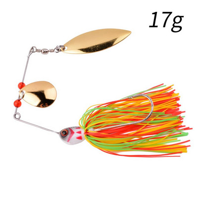 1 buc. Momeală Spinner 10G 16G 17G Nalucă de pescuit tare Nalucă de pescuit Spinner momeală Spinnerbait Stiucă Swivel Fish Tackle Wobbler Pescuit