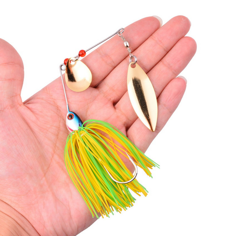 1 buc. Momeală Spinner 10G 16G 17G Nalucă de pescuit tare Nalucă de pescuit Spinner momeală Spinnerbait Stiucă Swivel Fish Tackle Wobbler Pescuit