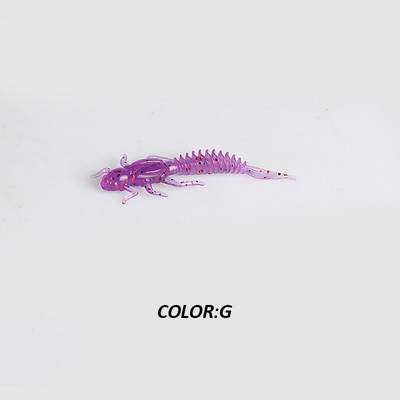 2019Uued Reach Pehmed Landid Pehmest plastist Landid Larva 6cm/5cm Ujuv magevees Swimbaits Silikoonist pehme söödauss kalapüügiks