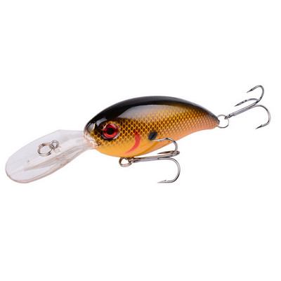 1 db Crank horgászcsali csali wobbler 14g 10cm Minnow Isca mesterséges csali Crankbait Leurre de Bass csuka trolling Pesca tackle