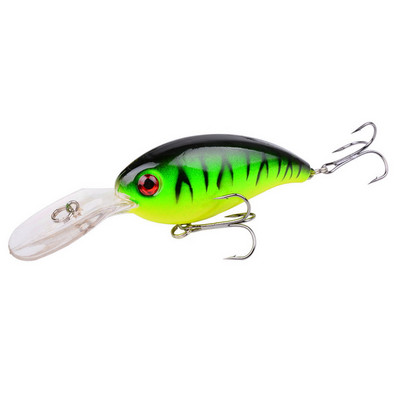 1pc 10cm 14g Black Minnow Wobblers Pike Fishing Lure Bandit