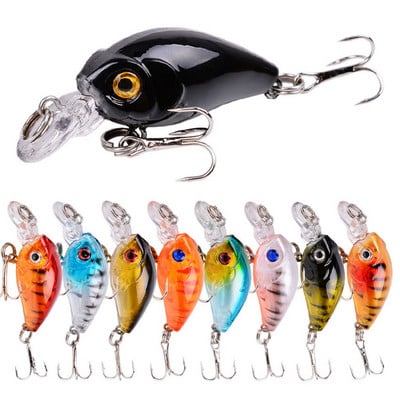 Aorace 9/6 gab Crankbaits Set Jauktas krāsas Makšķerēšanas mānekļi Minnow Baits Vobleris Bass Swimbait Sea Swim Trout Tackle Hard