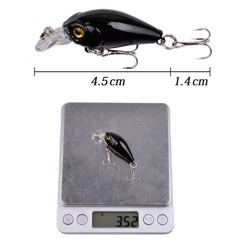 Aorace 9/6 tk Crankbaits Set Segavärvilised Püügilandid Minnow Baits Wobbler Bass Swimbait Meri ujumisforelli varustus Hard