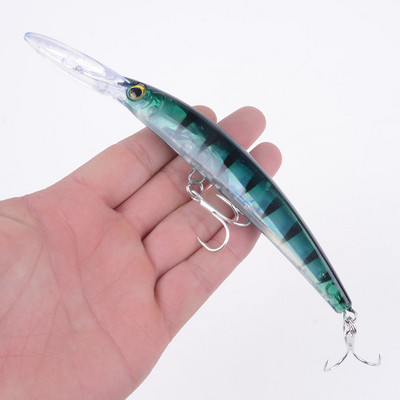 1vnt 17cm 24g voblerio masalas Big Crankbait Minnow Peche Bass velkamasis dirbtinis masalas lydekos karpių masalai Peche žvejybos reikmenys