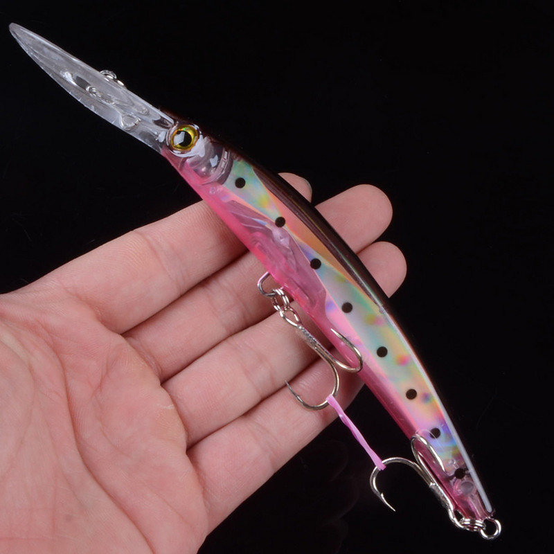 1vnt 17cm 24g voblerio masalas Big Crankbait Minnow Peche Bass velkamasis dirbtinis masalas lydekos karpių masalai Peche žvejybos reikmenys