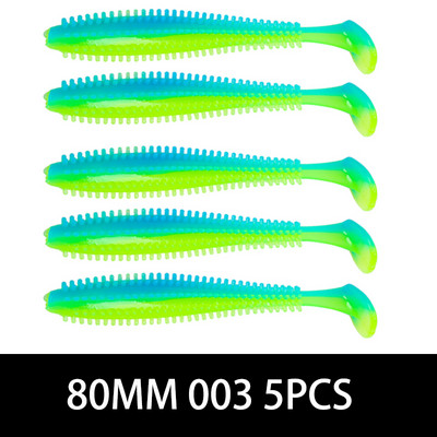 Hedgehog Spikey Shad 80mm 120mm Fishing Soft Lure tengeri uborka lapátos féreg szilikon wobbler hengeres csali