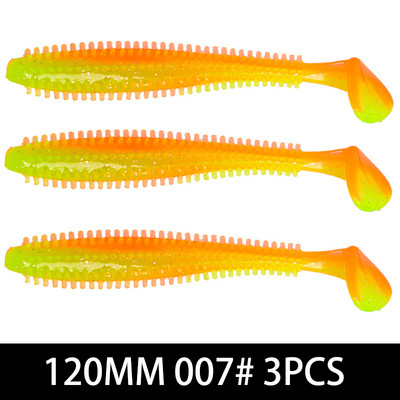 Hedgehog Spikey Shad 80mm 120mm Fishing Soft Lure tengeri uborka lapátos féreg szilikon wobbler hengeres csali