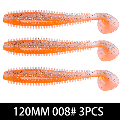 Hedgehog Spikey Shad 80mm 120mm Fishing Soft Lure tengeri uborka lapátos féreg szilikon wobbler hengeres csali