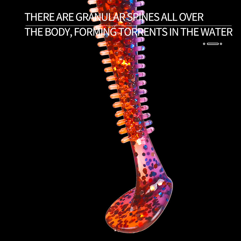 Hedgehog Spikey Shad 80mm 120mm Fishing Soft Lure tengeri uborka lapátos féreg szilikon wobbler hengeres csali