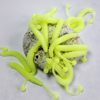 10 бр./лот Риболовна примамка Мека примамка Shad Силиконови примамки Воблери Swimbait Изкуствен leurre souple