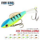 FISH KING 1PC Naluci de pescuit cu gheață 4g/8g10g/17g Momeli de iarnă Echilibrator de momeli pentru momeli de pescuit Jigging
