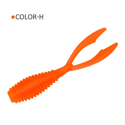 Spinpoler Fishing Pehmed landid AJING Rockfish 10tk/partii 0,3g 36mm Twin Tail Kunstvoobler Ocean Rock Silikoonist Shad Worm Bait