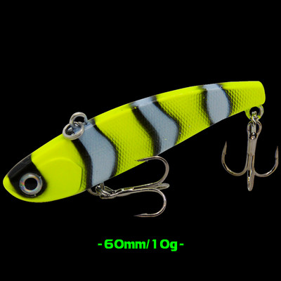 WALK FISH 1Pcs 79mm/14g 60mm/10g Риболовна примамка Бионична изкуствена VIB твърда стръв Реалистична потопяема примамка Лаврак Солена вода