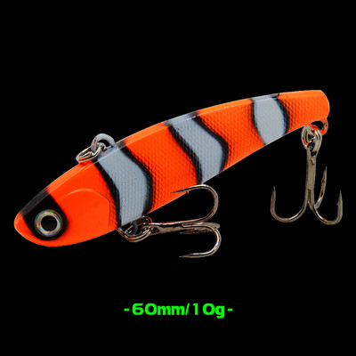 WALK FISH 1Pcs 79mm/14g 60mm/10g Риболовна примамка Бионична изкуствена VIB твърда стръв Реалистична потопяема примамка Лаврак Солена вода
