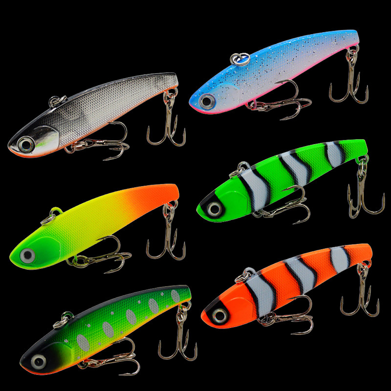 WALK FISH 1Pcs 79mm/14g 60mm/10g Риболовна примамка Бионична изкуствена VIB твърда стръв Реалистична потопяема примамка Лаврак Солена вода