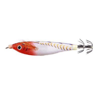 Newup Pesca SQUID jigi lant 10cm-9,6g kalmaari jigging kunstlik puit krevetid landid kalmaar konks seepia sööt mere kalapüük