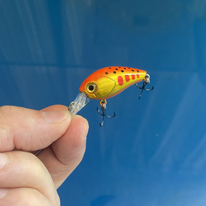 LTHTUG közepes búvárkodás mini Crankbait horgászcsali wobbler 35mm 3,5g Pesca lebegő mesterséges csali süllő klubhoz pisztráng csuka basszus