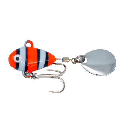 ALASICKA 1BUC 10g 2.1cm Nou Metal Mini VIB cu lingură Momeală de pescuit Momeală de pescuit Pin Crankbait Vibration Spinner Momeală scufundată