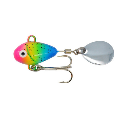 ALASICKA 1BUC 10g 2.1cm Nou Metal Mini VIB cu lingură Momeală de pescuit Momeală de pescuit Pin Crankbait Vibration Spinner Momeală scufundată
