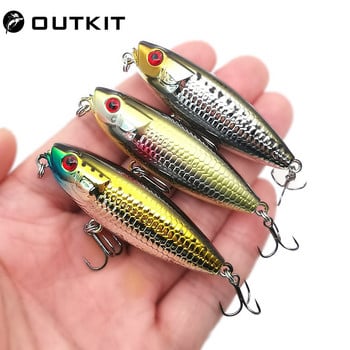 Нова риболовна примамка Плаващ молив StickBait примамка 6 см 6,5 г воблери Topwater Crankbait примамки Artificiais Long Casting Hard Bait