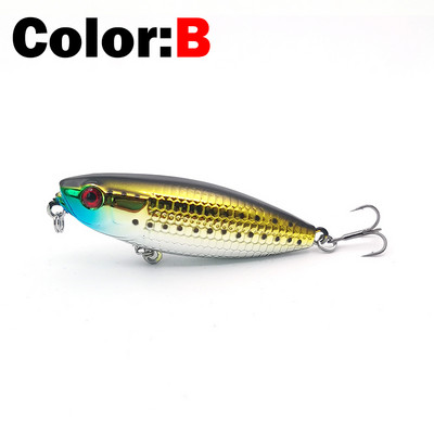 Naujas žvejybos masalas plūduriuojantis pieštukas StickBait masalas 6 cm 6,5 g vobleriai Topwater Crankbait masalai Artificiais Long Casting Hard Bait