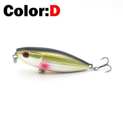 Naujas žvejybos masalas plūduriuojantis pieštukas StickBait masalas 6 cm 6,5 g vobleriai Topwater Crankbait masalai Artificiais Long Casting Hard Bait