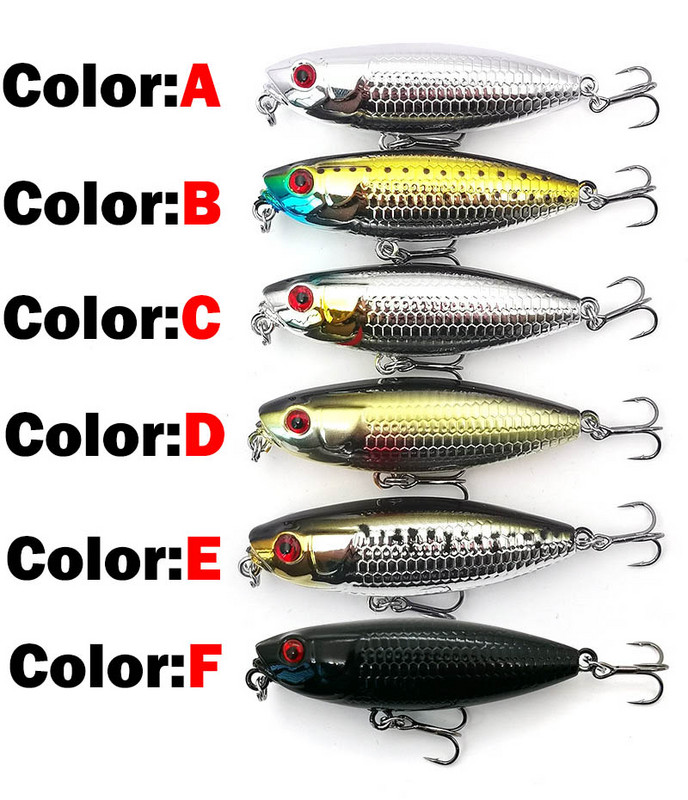 Naujas žvejybos masalas plūduriuojantis pieštukas StickBait masalas 6 cm 6,5 g vobleriai Topwater Crankbait masalai Artificiais Long Casting Hard Bait