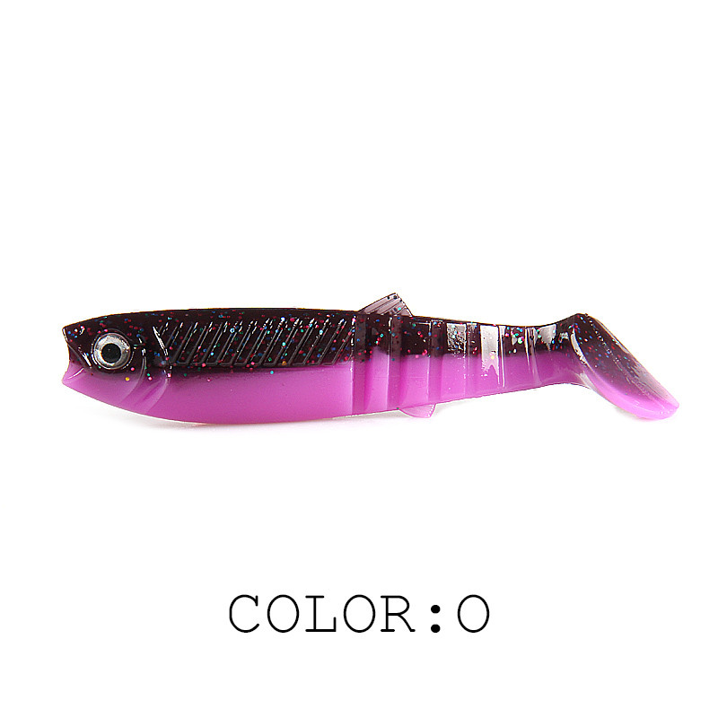 Szuperkontinens ÚJ kannibál csali 3D színes bicolor szagú csali 96mm/80mm/62mm Fishing Fish T Tail