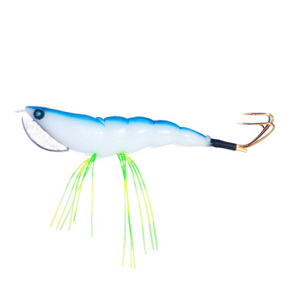 1tk Püügilant Wood Squid Squid Jig Lanre 12CM 17,2G 3D Eyes Squid Hook Long Shot Kunstsöödad püütud kaheksajala jaoks