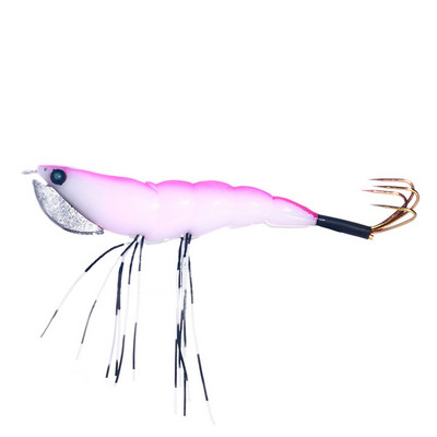 1tk Püügilant Wood Squid Squid Jig Lanre 12CM 17,2G 3D Eyes Squid Hook Long Shot Kunstsöödad püütud kaheksajala jaoks