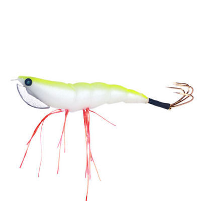 1tk Püügilant Wood Squid Squid Jig Lanre 12CM 17,2G 3D Eyes Squid Hook Long Shot Kunstsöödad püütud kaheksajala jaoks