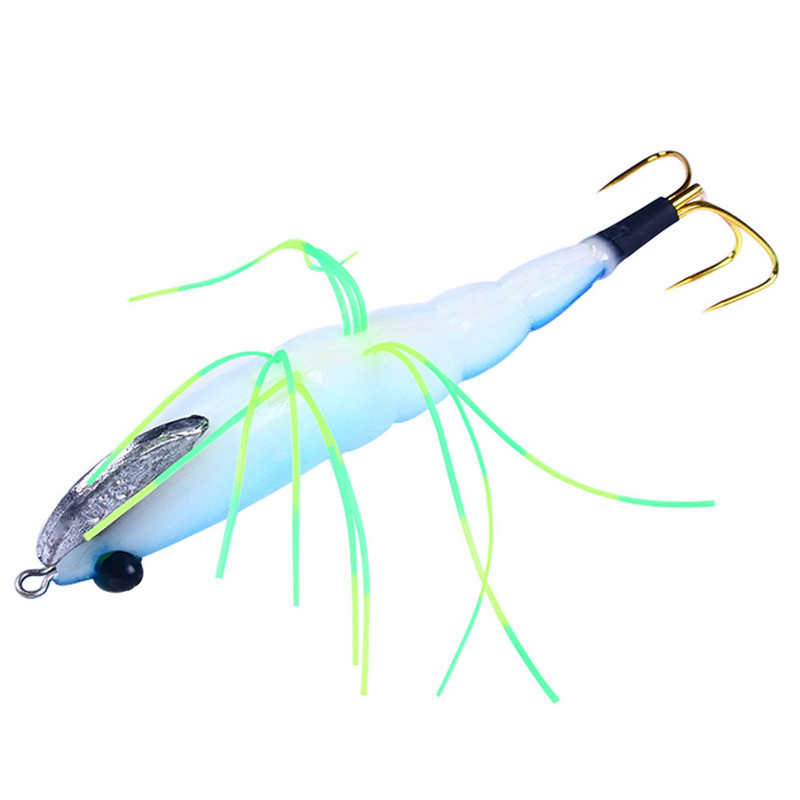 1tk Püügilant Wood Squid Squid Jig Lanre 12CM 17,2G 3D Eyes Squid Hook Long Shot Kunstsöödad püütud kaheksajala jaoks