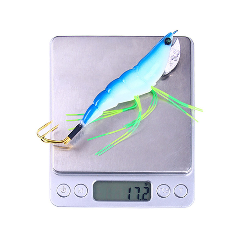 1tk Püügilant Wood Squid Squid Jig Lanre 12CM 17,2G 3D Eyes Squid Hook Long Shot Kunstsöödad püütud kaheksajala jaoks