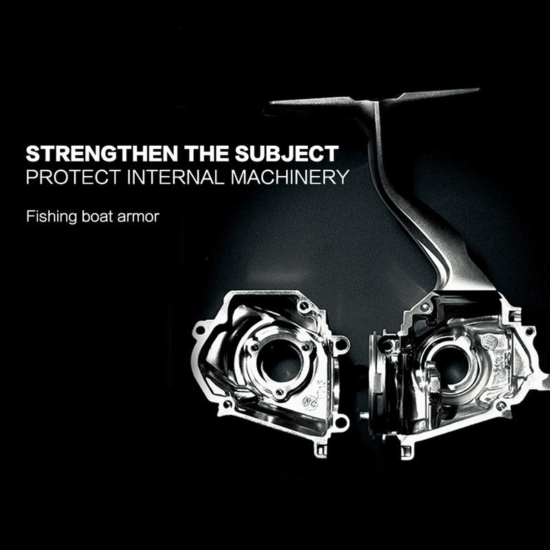 JOF makšķerēšanas spole Viss metāla spoles vērpšanas spole 8KG Max Drag nerūsējošā tērauda roktura aukla spole Sālsūdens makšķerēšanas piederumi