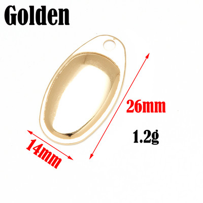 HYBOLAN Metallist Vasest Pöörlev Spinner Püügilant Ise isetegemise lusikas Kõva sööt Minnow VIB tarvikud Rõngad Terad Smooth Tackle 10tk