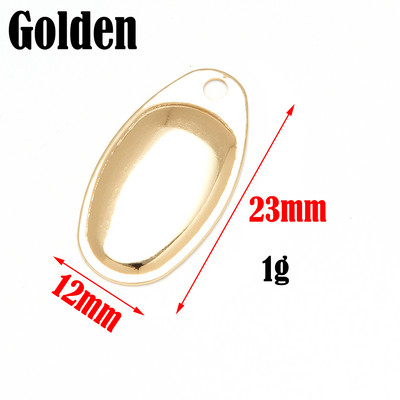 HYBOLAN Metallist Vasest Pöörlev Spinner Püügilant Ise isetegemise lusikas Kõva sööt Minnow VIB tarvikud Rõngad Terad Smooth Tackle 10tk