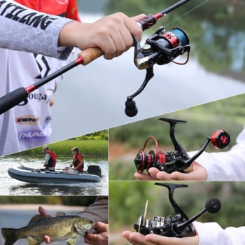 Sougayilang Spinning Reels 8kg Max Drag Metal/EVA Grip 5.2:1 Високоскоростна въртяща се макара за макари за риболов на шаран carretilha de pesca