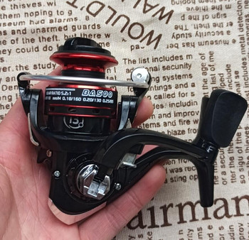 GT500 5.2:1 Mini Spinning Reel Εξωτερικό ψάρεμα στον πάγο Σχεδία με ψάρεμα στη θάλασσα Ράβδος ψαρέματος Μεταλλικό καρούλι Tackle Carp Crucian μπάσο