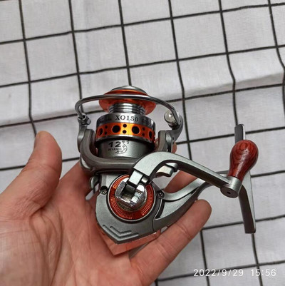 GT500 5.2:1 mini spiningo ritė lauko poledinei žūklei jūroje plaustais, meškeriojimo meškere