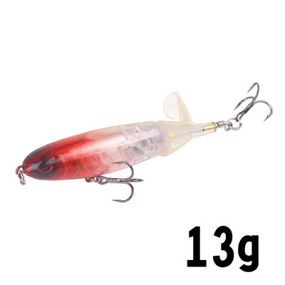 1 tk 10cm/14cm veepealne püügilant Whopper Popper kunstsööt Kõva plopper Pehme pöörleva sabaga kalastustarbed kalapüügisööt