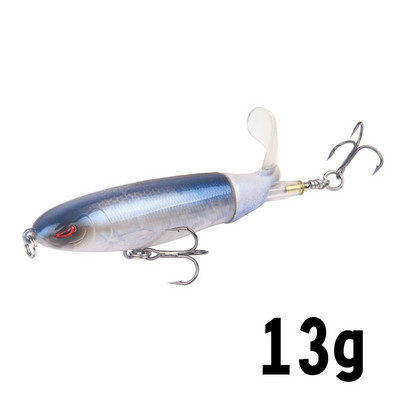 1 tk 10cm/14cm veepealne püügilant Whopper Popper kunstsööt Kõva plopper Pehme pöörleva sabaga kalastustarbed kalapüügisööt